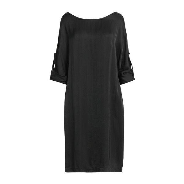 【送料無料】 ロッソピューロ レディース ワンピース トップス Midi dresses Black