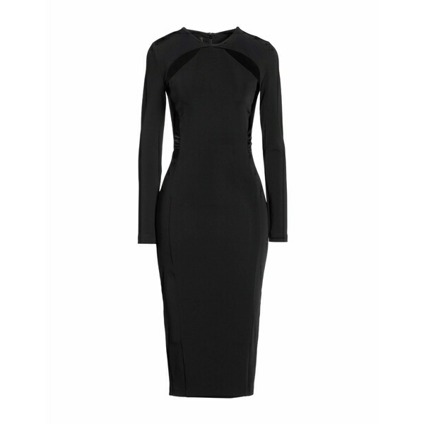 【送料無料】 ピンコ レディース ワンピース トップス Midi dresses Black