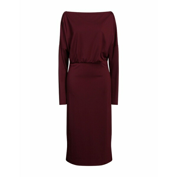 【送料無料】 ピンコ レディース ワンピース トップス Midi dresses Red|asty