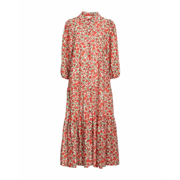 【送料無料】 ヴィコロ レディース ワンピース トップス Midi dresses Red
