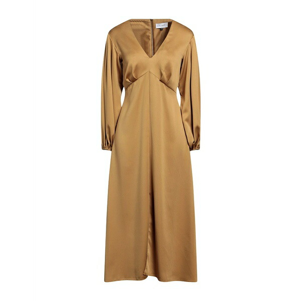 【送料無料】 クローゼット レディース ワンピース トップス Midi dresses Yellow