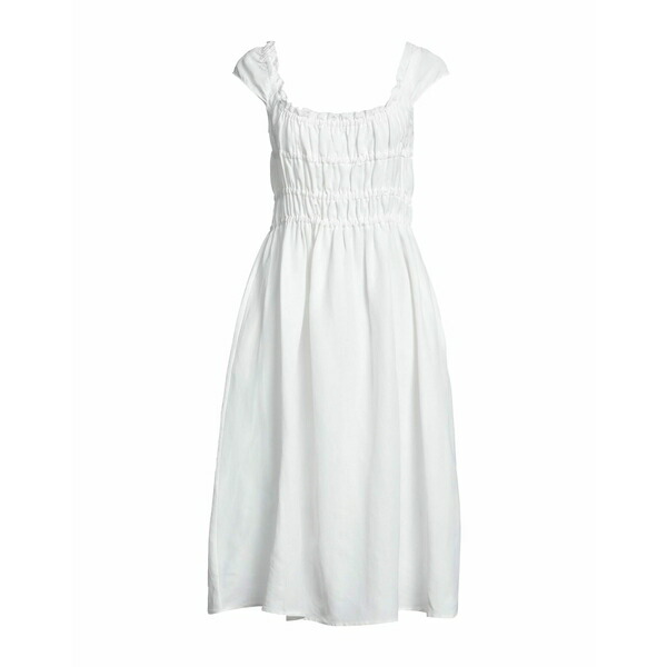【送料無料】 リビアナコンティ レディース ワンピース トップス Midi dresses White