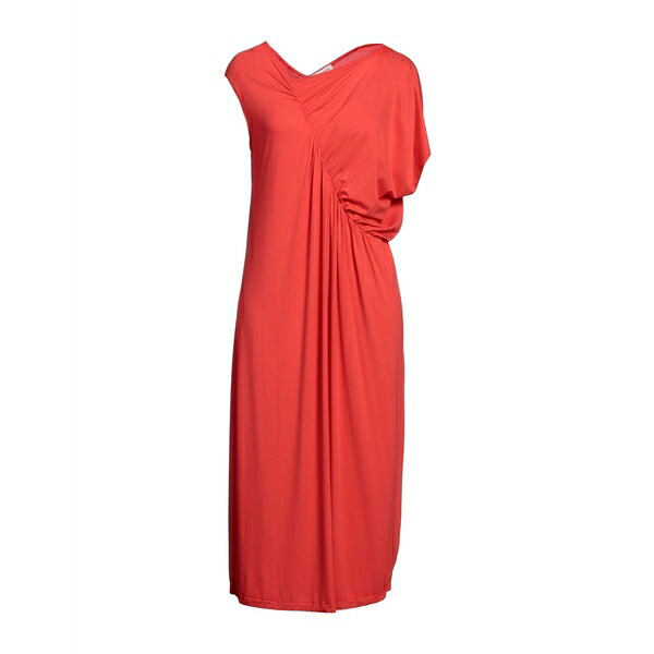 【送料無料】 ステファノ モルタリ レディース ワンピース トップス Midi dresses Orange