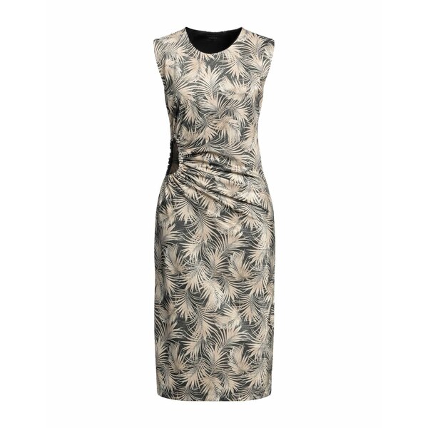 【送料無料】 フィジコ レディース ワンピース トップス Midi dresses Black