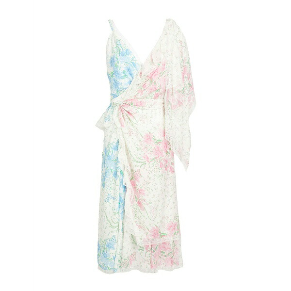 【送料無料】 エルマンノ シェルヴィーノ レディース ワンピース トップス Midi dresses White|asty