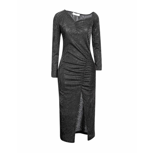 【送料無料】 カオス レディース ワンピース トップス Midi dresses Black|asty