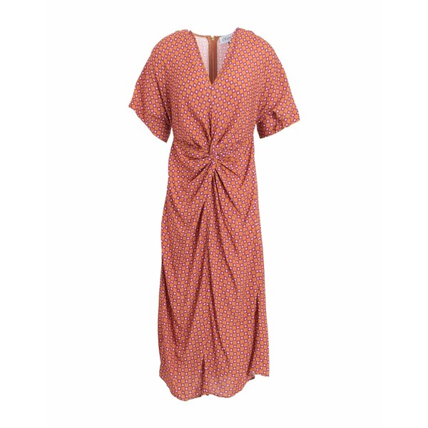 【送料無料】 クローゼット レディース ワンピース トップス Midi dresses Orange