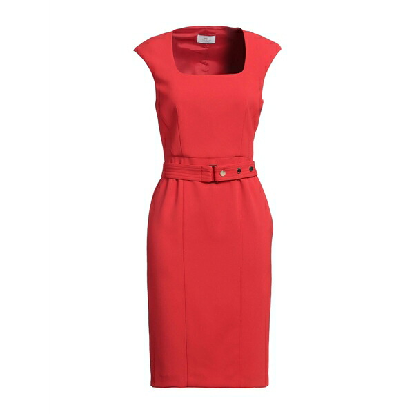【送料無料】 ネネット レディース ワンピース トップス Midi dresses Red