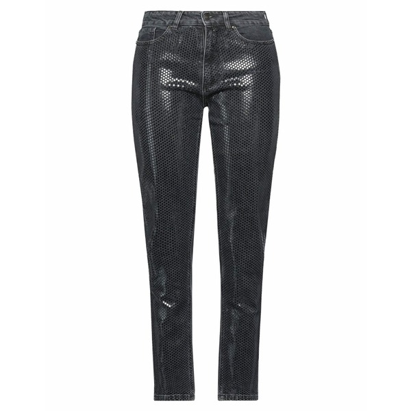 【送料無料】 エイト・ピーエム レディース デニムパンツ ボトムス Jeans Black｜asty