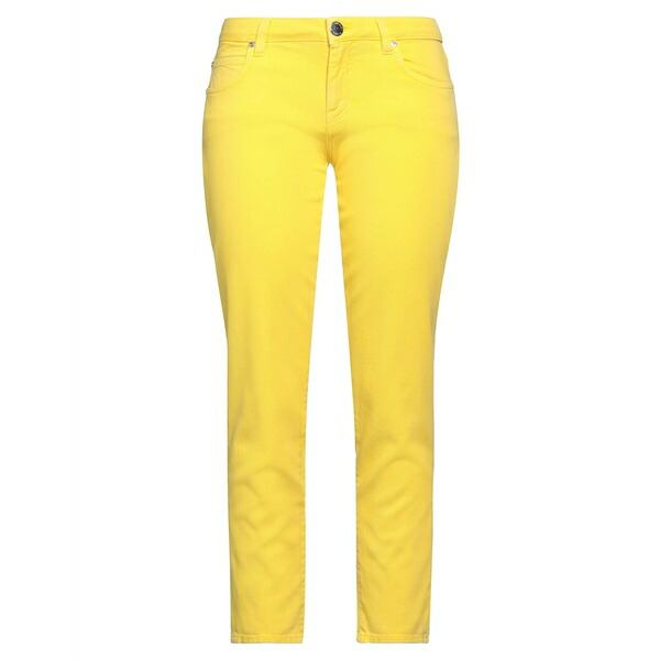 【送料無料】 ピンコ レディース デニムパンツ ボトムス Jeans Yellow｜asty