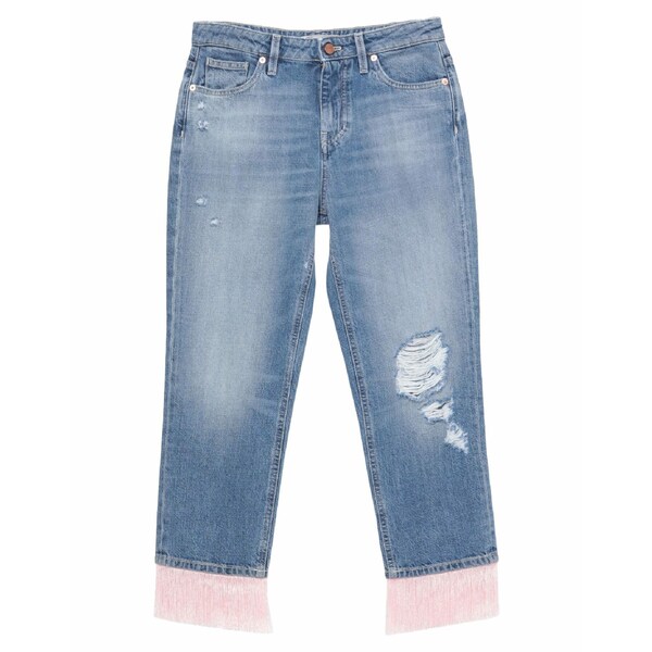【送料無料】 PTトリノ レディース デニムパンツ ボトムス Jeans Blue|asty