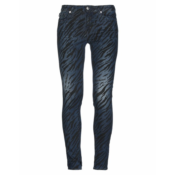 【送料無料】 モスキーノ レディース デニムパンツ ボトムス Jeans Blue 18,965円