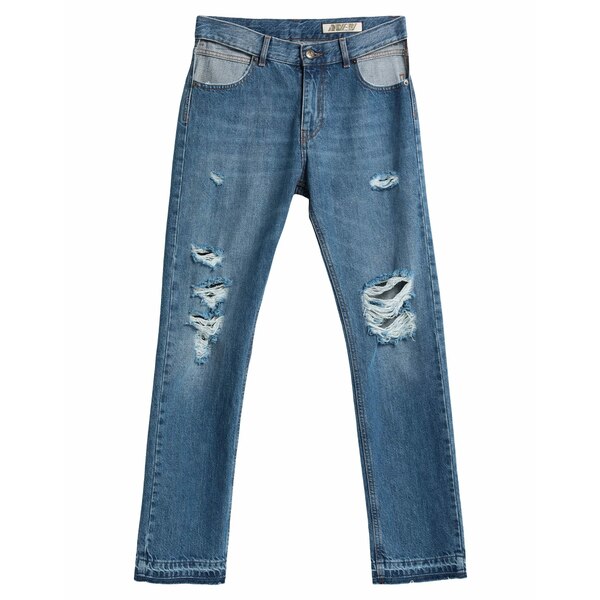【送料無料】 アニエバイ レディース デニムパンツ ボトムス Jeans Blue|asty