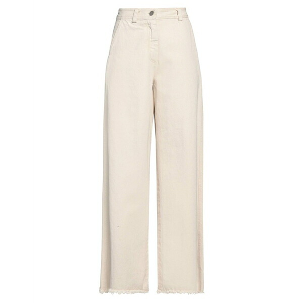 【送料無料】 イザベル・ベネナート レディース デニムパンツ ボトムス Jeans White