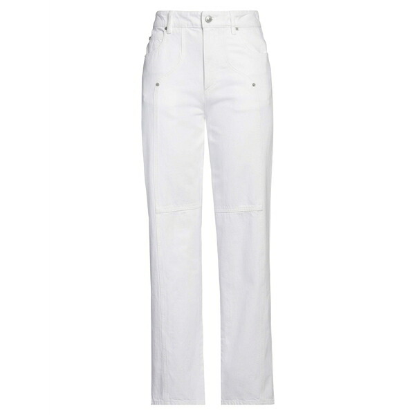 【送料無料】 イザベル マラン レディース デニムパンツ ボトムス Jeans White|asty