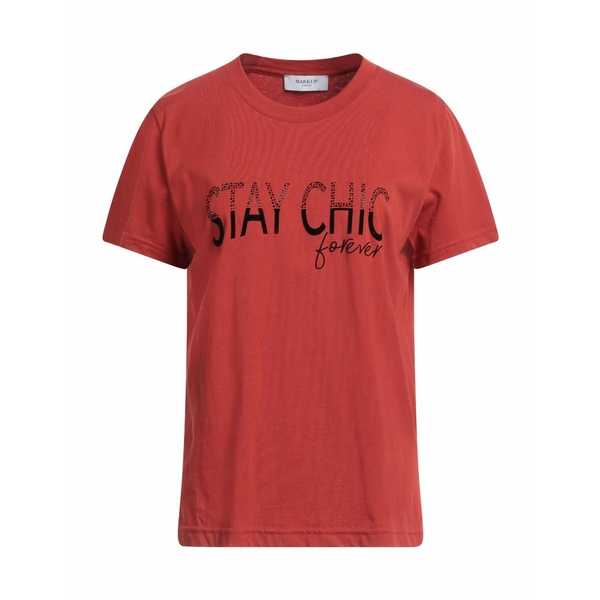 【送料無料】 マークアップ レディース Tシャツ トップス T-shirts Orange
