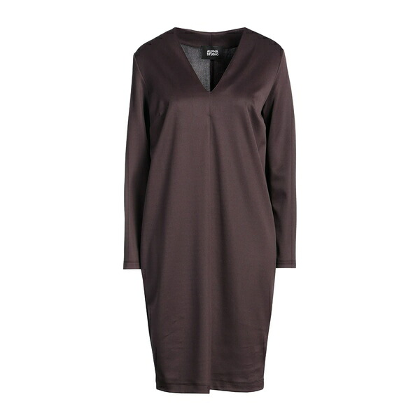 【送料無料】 アルファス テューディオ レディース ワンピース トップス Mini dresses Brown
