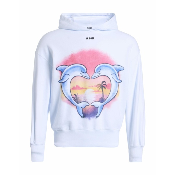 【送料無料】 エムエスジイエム レディース パーカー・スウェットシャツ アウター Sweatshirts White