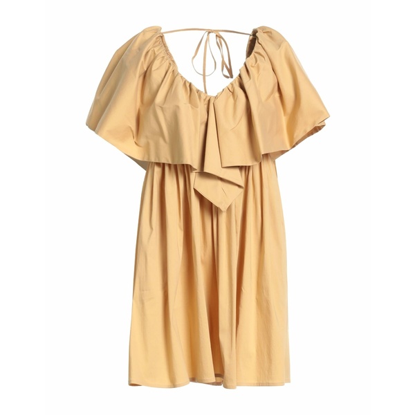 【送料無料】 ジジル レディース ワンピース トップス Mini dresses Yellow