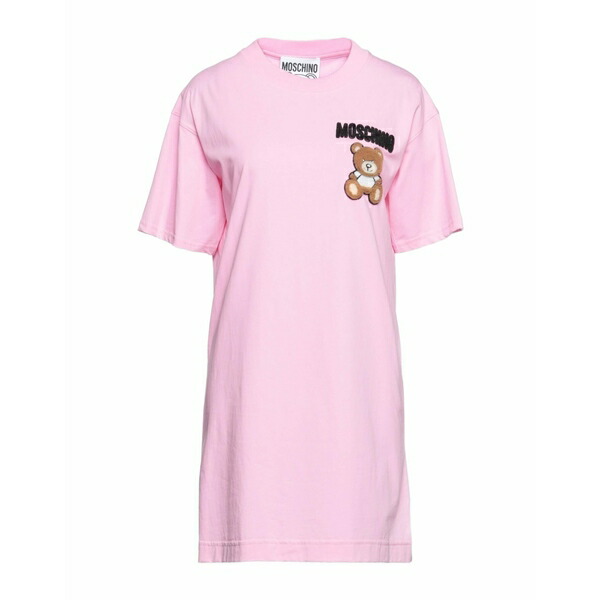 【送料無料】 モスキーノ レディース ワンピース トップス Mini dresses Pink
