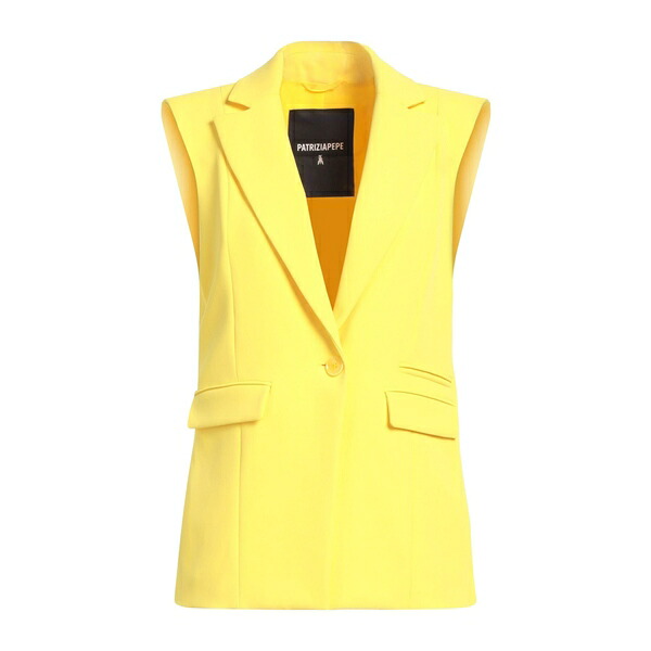 【送料無料】 パトリツィア ペペ レディース ジャケット＆ブルゾン アウター Blazers Yellow