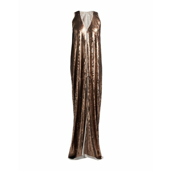 【送料無料】 リックオウエンス レディース ワンピース トップス Maxi dresses Metallic