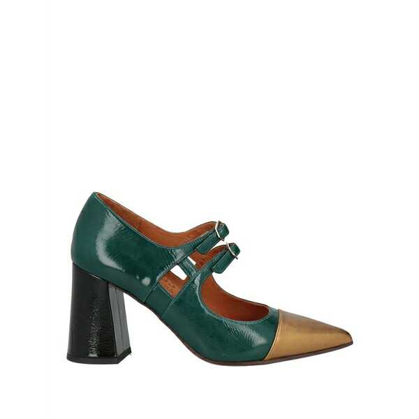 【送料無料】 チエミハラ レディース パンプス シューズ Pumps Green