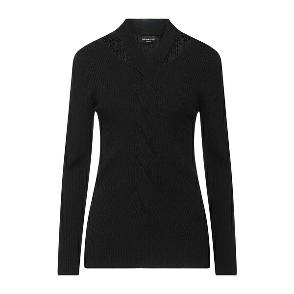 【送料無料】 ファビアナ フィリッピ レディース ニット&セーター アウター Sweaters Black｜asty