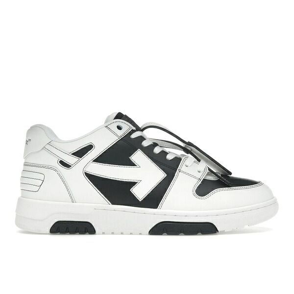 OFF-WHITE 象牙色 メンズ スニーカー  【OFF-WHITE Out Of Office OOO Low Tops Black White】  大いさ US_10(28.0糎) Black/White