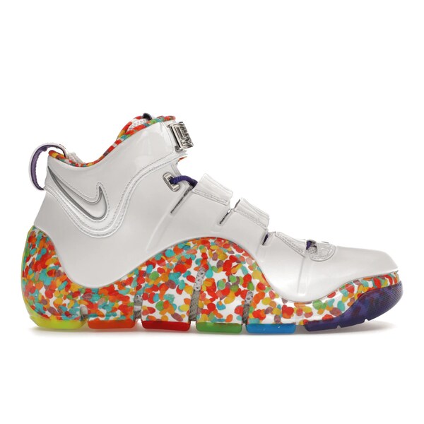 Nike ナイキ メンズ スニーカー  【Nike LeBron 4 Fruity Pebbles (2024)】  大きさ US_M_16 White/True Red-Mean Green-Varsity Purple