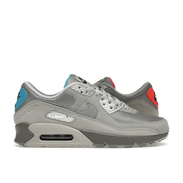 Nike ナイキ メンズ スニーカー  【Nike Air Max 90 Moscow】  大きさ US_9.5(27.5珊) Smoke Grey/Infrared-Laser Blue