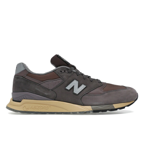 New Balance ニュー平衡にする メンズ スニーカー  【New Balance 998 MiUSA Stone Island Raso Gommato】  大きさ US_10.5(28.5珊) Mauve/Deep Plum/Copper Maroon