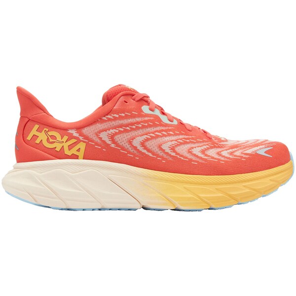 Hoka One One ホカオネオネ メンズ スニーカー  【Hoka One One Arahi 6 Fiesta Amber Yellow】  大きさ US_9.5(27.5糎) Fiesta/Amber Yellow