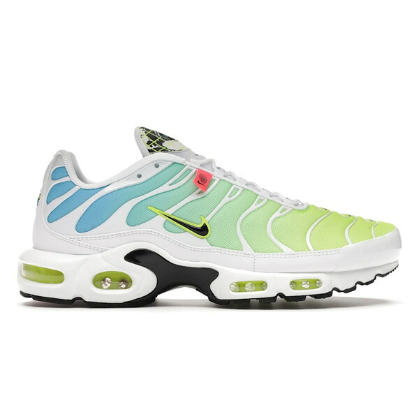 Nike ナイキ メンズ スニーカー  【Nike Air Max Plus Worldwide】  大いさ US_10.5(28.5糎) White/White-Blue Fury-Black-Volt