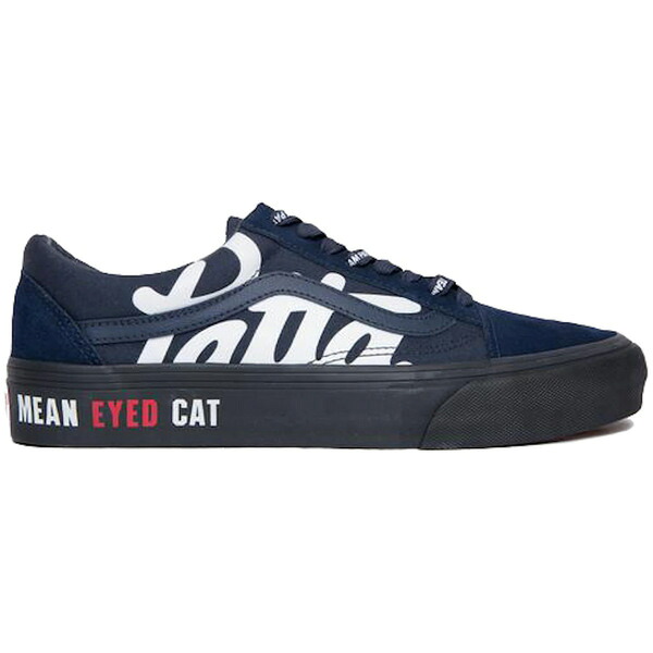 Vans バンズ メンズ スニーカー  【Vans UA Old Skool VLT LX Patta Mean Eyed Cat Salute Navy】  大きさ US_10(28.0珊) Salute/Black