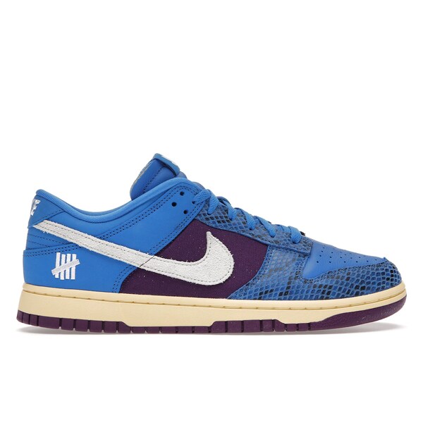 Nike ナイキ メンズ スニーカー  【Nike Dunk Low Undefeated 5 On It Dunk vs. AF1】  大いさ US_M_3.5 Signal Blue/White-Night Purple
