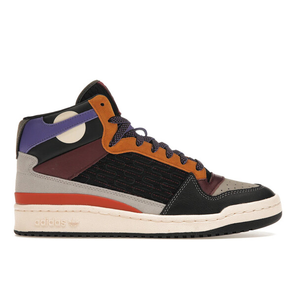 adidas アディダス メンズ スニーカー  【adidas Forum Mid Patchwork】  大きさ US_9.5(27.5珊) Core Black/Shadow Red/Clear Granite
