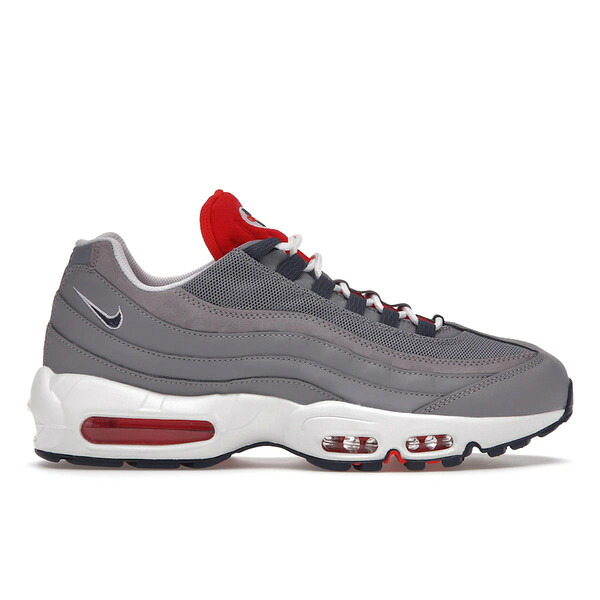 Nike ナイキ メンズ スニーカー  【Nike Air Max 95 Grey Navy Crimson】  大きさ US_10.5(28.5糎) Grey/Navy/White-Crimson