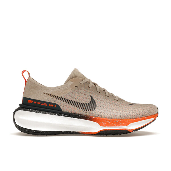 Nike ナイキ メンズ スニーカー 【Nike ZoomX Invincible Run 3 Oatmeal Safety Orange】 サイズ US_10.5(28.5cm) Oatmeal/Safety Orange/Total Orange/Black｜asty