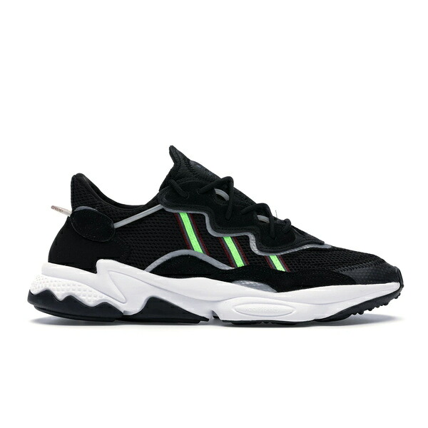 adidas アディダス メンズ スニーカー  【adidas Ozweego Core Black Solar Green】  大きさ US_9.5(27.5珊) Core Black/Solar Green/Onix