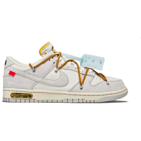 Nike ナイキ メンズ スニーカー  【Nike Dunk Low Off-White Lot 37】  大きさ US_5(23.0珊) Sail/Neutral Grey-Ochre