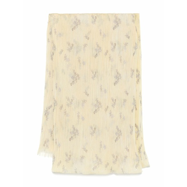 ファビアナ フィリッピ レディース えり巻き・袈裟・えり巻き 付属物 Floral-print scarf Yellow