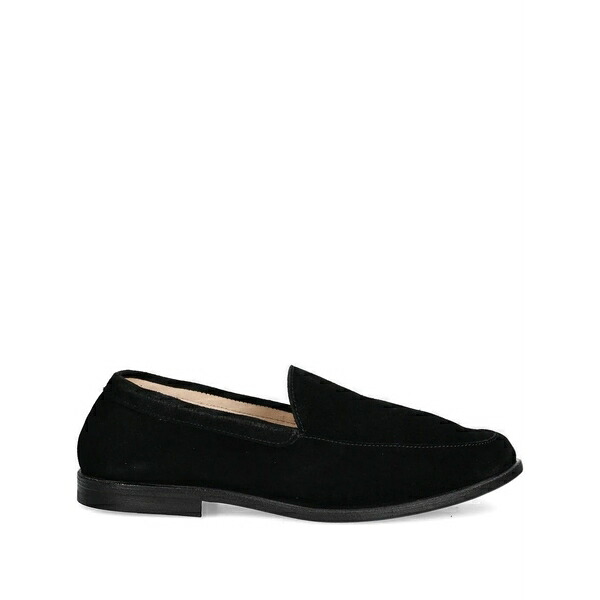 アストルフレックス メンズ スリッポン・ローファー シューズ Lobbyflex suede loafers Black