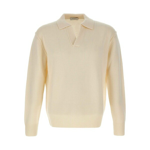 パウロペコラ メンズ ニット\u0026セーター アウター Polo-collar sweater Neutrals