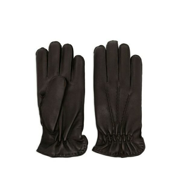 オルチアーニ メンズ グローブ 付属物 Leather gloves Brown
