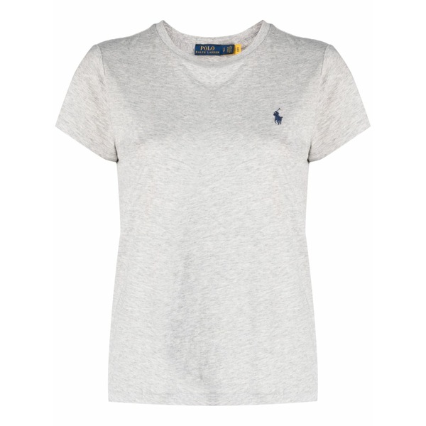 ラルフローレン レディース ティーシャツ トップス Polo pony cotton t-shirt Grey Tシャツ・カットソー-トップス