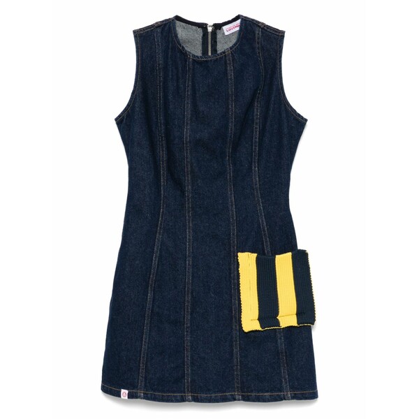 チャールズ・ジェフリー レディース ワンピース トップス Denim dress Blue｜asty
