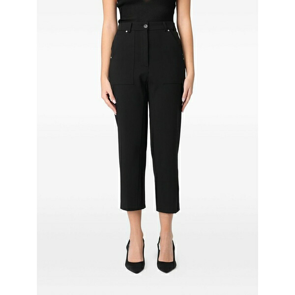ピンコ レディース カジュアルパンツ ボトムス Pocket detail trousers Black｜asty