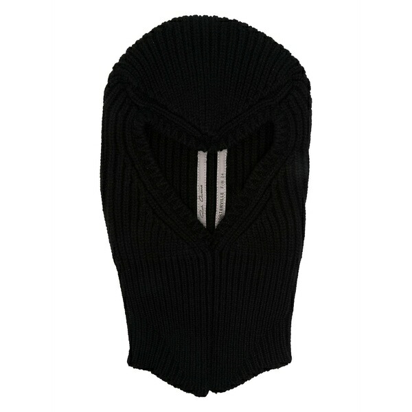 リックオウエンス メンズ 帽子 アクセサリー Skull balaclava Black|asty