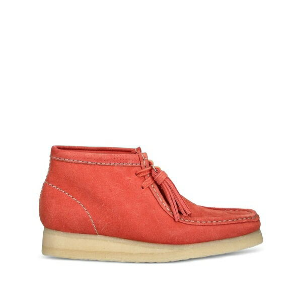 クラークス レディース ブーツ シューズ Wallabee tassel-embellished desert boots Orange